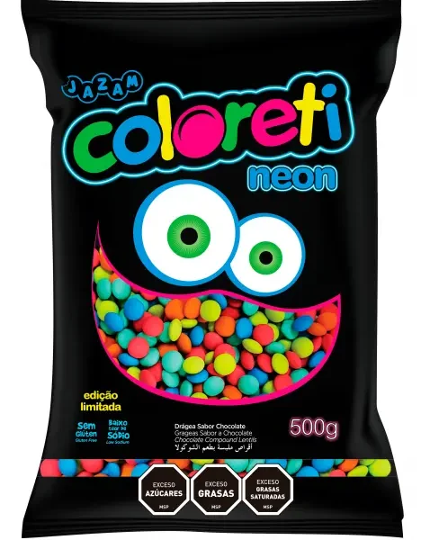 Confite COLORETI Neón 500 grs