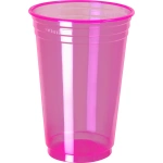 Vaso Neon Rosado  x 25 Unidades