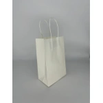 Bolsa Sorpresitas Papel con Asas Blanco - por unidad