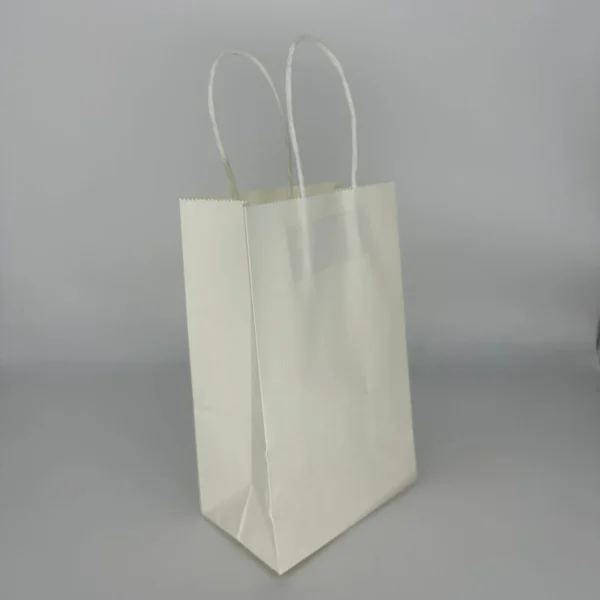 Bolsa Sorpresitas Papel con Asas Blanco - por unidad