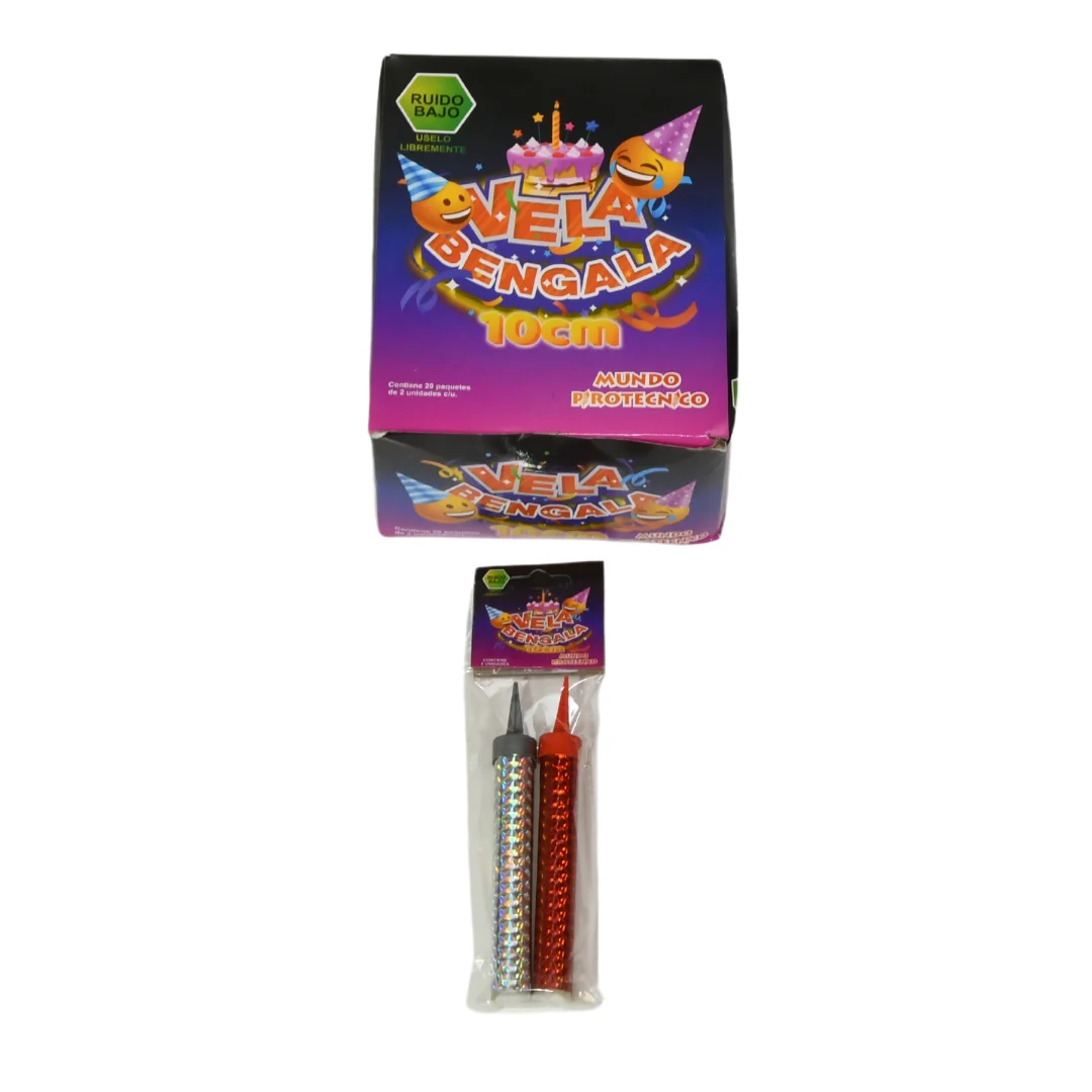 644 Velas Bengala 10 cm - Pack x2 - Imagen 1
