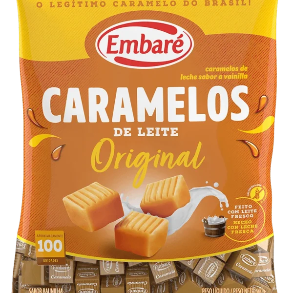 Caramelo Embare Dulce de Leche 660 G 1OO Unidades