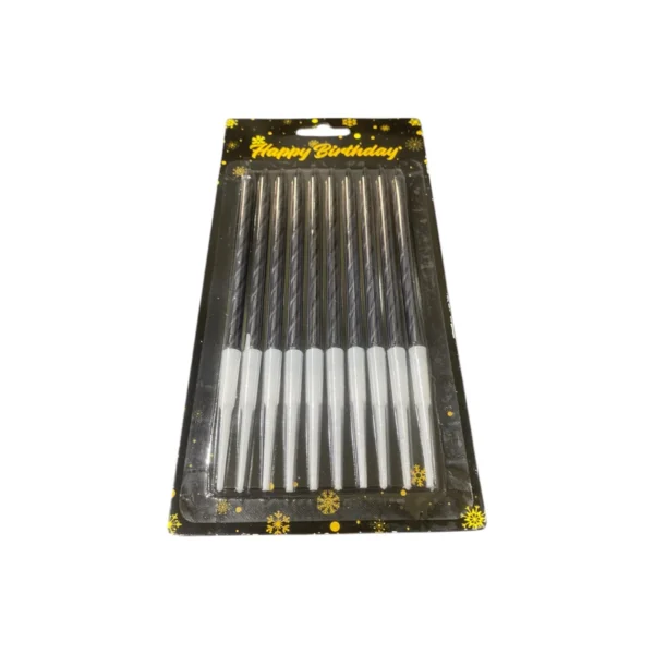 Velas Torneadas Negras