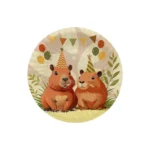 Platos Capibara x8 – 18 cm