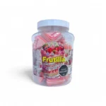 Goma Rellena Bonomar Frutilla Pote x30 – Caramelos masticables con centro líquido