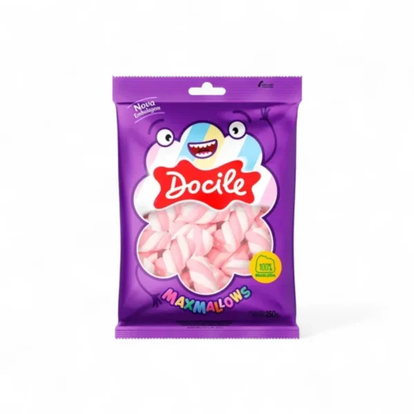 Malvaviscos Marshmallows DOCILE Rosado 250grs