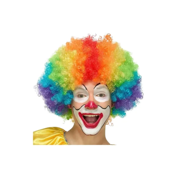 Peluca Afro Arcoíris Multicolor