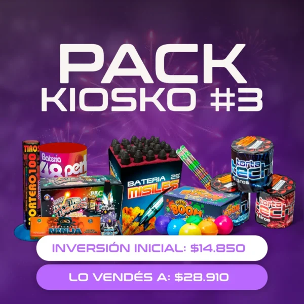 Pack Kiosko #3 | 58 artículos
