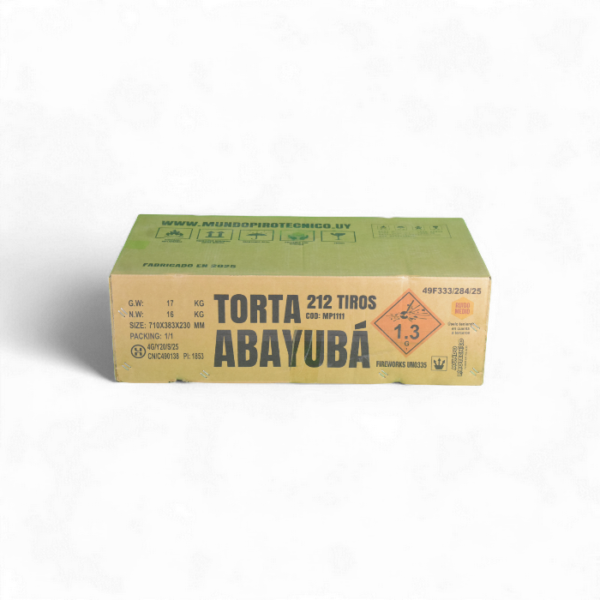 Torta Abayubá – 176 Tiros | NUEVO 2025