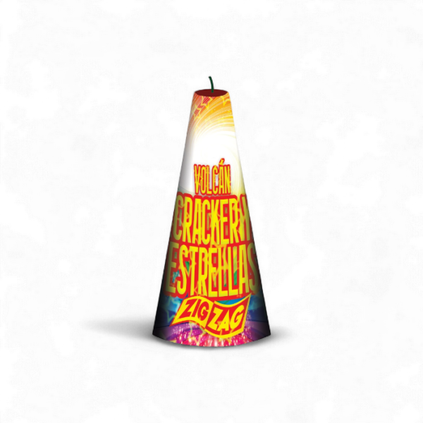 Volcán Cracker y Estrellas 1500 grs