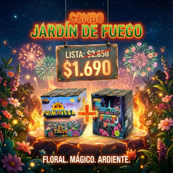 Combo JARDIN DE FUEGO