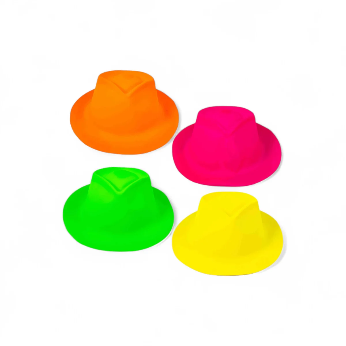 Sombrero Cowboy Fluo Colores Surtidos x1u